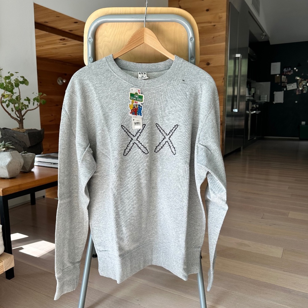 NEW KAWS x Uniqlo x Sesame Street Sweatshirt